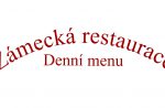 Zámecká restaurace: Denní menu