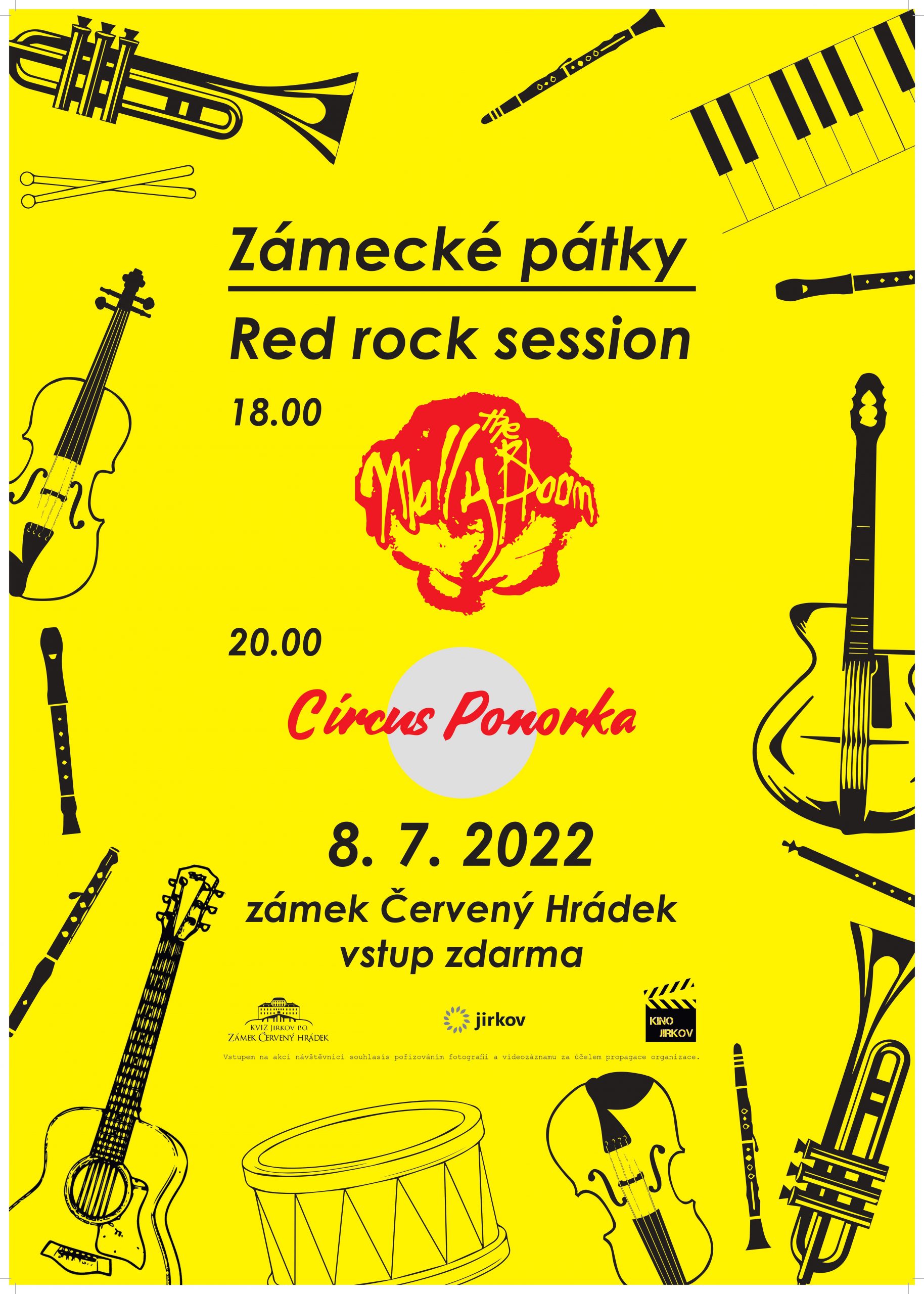 Zámecký pátek: Red Rock Session 8.7. 2022