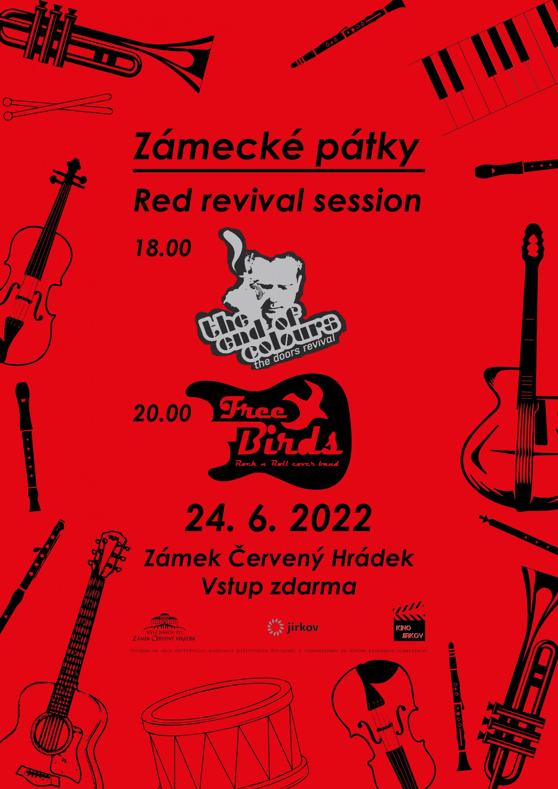 Zámecký pátek: Red Revival Session – 24. 6. 2022